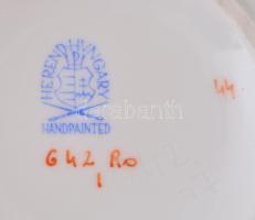 Herendi Rotschild mintás kiöntő. Kézzel festett, jelzett, hibátlan. 10 cm