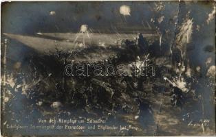 1918 Von den Kämpfen um Soissons: Erfolgloser Sturmangriff der Französen und Engländer bei Amy / WWI Battle of Soissons, German military, unsuccessful French and English assault. E.P. & Co. A.G.L. 202. (fa)