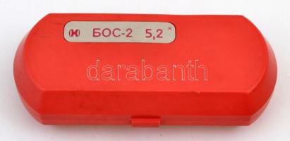 Ékszerész nagyító szemüveg, tokban