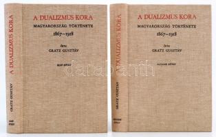 Gratz Gusztáv: A dualizmus kora. Magyarország története. 1867-1918. I-II. kötet. Akadémiai Kiadó reprint sorozata. Bp.,1992., Akadémiai Kiadó. Kiadói egészvászon-kötés.