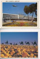 20 db MODERN használatlan izraeli képeslap / 20 modern unused Israeli postcards