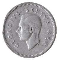 Dél-Afrika 1949. 3p Ag VI. György T:2- South Africa 1949. 3 Pence Ag George VI C:VF
