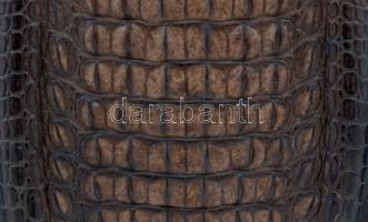 Krokodilbőr női táska, jó állapotban, 24x23x7 cm