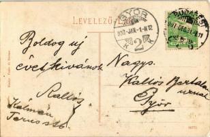 1907 Gyöngyös, a Gyöngyös-Visontai Bortermelők Szövetkezete mrt. palackozott borok (palaczkborok). r...