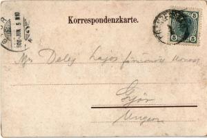 1906 Frantiskovy Lazne, Franzensbad; Goldener Engel Bäckerei und Conditorei, Kaiserstrasse / backery...