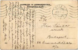 1911 SMS Budapest az Osztrák-Magyar Haditengerészet Monarch-osztályú partvédő csatahajója (Pola és T...