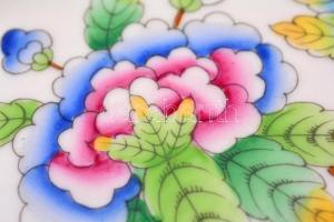 Herendi Eton mintás kínáló tálka. Kézzel festett, jelzett, hibátlan 13x9 cm