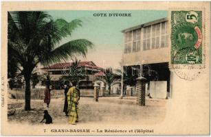 Grand-Bassam, La Résidence et lHopital / The Residence and the Hospital