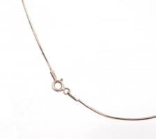 Ezüst(Ag) kígyó nyaklánc, jelzett, h: 38 cm, nettó: 2,7 g