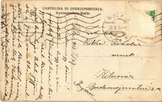 1913 Nachtmanöver der K.u.K. Österr.-Ungar. Flotte, K.u.K. Kriegsmarine / Manovre Notturne della Squ...