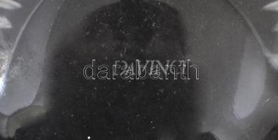 DaVinci kristályüveg pezsgőhűtő vödör, metszett, jelzett, m: 19 cm