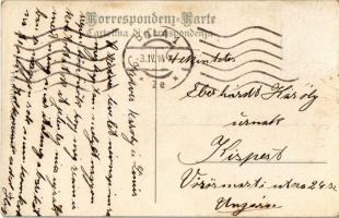 1914 SMS Tegetthoff az Osztrák-Magyar Haditengerészet Tegetthoff-osztályú csatahajója / K.u.K. Krieg...