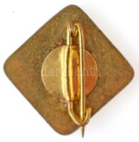 1964. "Tokiói olimpia" zománcozott jelvény (26x26mm) T:1-