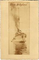 SMS Helgoland az Osztrák-Magyar Haditengerészet gyorscirkálója / K.u.K. Kriegsmarine / WWI Austro-Hungarian Navy light cruiser SMS Helgoland. photo