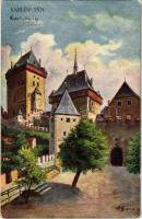 Karlstejn, Karlúv Tyn / castle. K.T.Z. s: Gareis (EB)