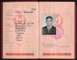 1956 Bp., Magyar Népköztársaság által kiállított útlevél, jugoszláv vízummal