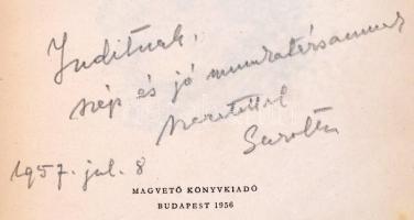 Lányi Sarolta: Őszi kert. Bp., 1956, Magvető. Kiadói egészvászon-kötés, kiadói szakadt papír védőbor...