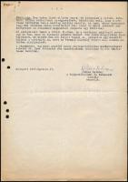 1963 Bp., Afrikai vadászatról készített feljegyzés Földes László belügyminiszter-helyettes részére