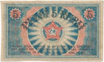 Lettország / Rigai Munkásszervezet 1919. 5R T:III
Latvia / Riga's Workers Deputies' Sovie...