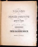 1865 Zongoradarabok gyűjteménye. Kottafüzetek egybe kötve