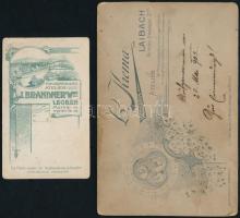 cca 1900 5 db katonákat ábrázoló fotólap és fotó