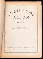 Jubileumi album 1897-1922. Bp., 1922, Magyarországi Artista Egyesület. Illusztrált, félvászon kötésb...