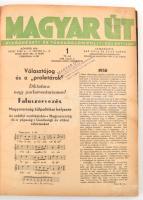 1938 Magyar Út. Világnézeti és társadalmi politikai hetilap. VII. évf.  1-52 sz. Teljes évfolyam. Sz...