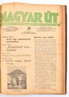 1938 Magyar Út. Világnézeti és társadalmi politikai hetilap. VII. évf.  1-52 sz. Teljes évfolyam. Sz...