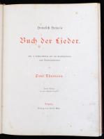 Heinrich Heine: Buch der Lieder. Mit 12 Lichtdurckbildern und 100 Textillustrationen nach Originalze...