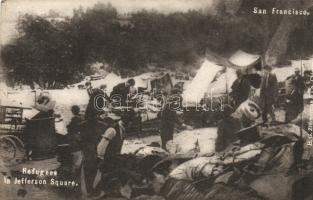 San Francisco refugees in Jefferson square