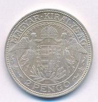 1937. 2P Ag "Madonna" T:2 Adamo P7