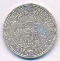 1932. 2P Ag "Madonna" T:2- Adamo P7