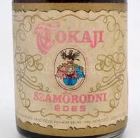 1977 Tokaji Szamorodni édes bor, Tolcsva, bontatlan, 0,25 l