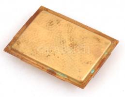 Réz, uti szappantartó. Kinyitható 12x8 cm