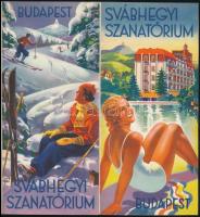 cca 1930 Svábhegyi Szanatórium reklámlap