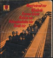 1976 3-as metró első szakaszáról (Deák tér-Nagyvárad tér) készült prospektus, BKV, Bp., Athenaeum-ny., 12 p.