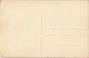 Lelőtt repülőgép roncsai / WWI Austro-Hungarian K.u.K. military, wreckage of a shot down aircraft. p...