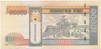 Mongólia 2002. 10.000T T:I- 
Mongolia 2002. 10.000 Tugrik C:AU