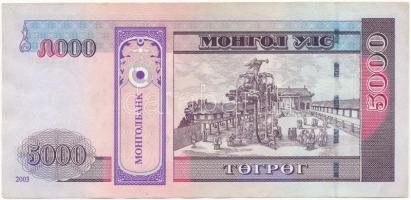 Mongólia 2003. 5000T T:I- 
Mongolia 2003. 5000 Tugrik C:AU