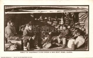 Alaska Eskimo family