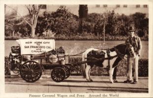 Pioneer wagon around the world