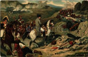 Somo Sierra / Battle of Somosierra (1808), Napoleon. Stengel & Co. litho s: Hippolyte Bellangé (EB)