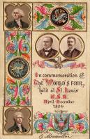 San Francisco Word Fair Embossed Litho