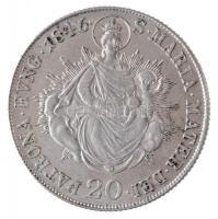 1846B 20kr Ag "V. Ferdinánd" T:1- Huszár: 2081., Unger III.: 1419
