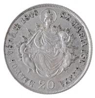 1848KB 20kr Ag "V. Ferdinánd" T:1- juszt. Adamo B5