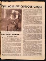 1959 Miroir Sprint, 1959. ápril, N. 673. száma, a címlapon és benne az Athlético-Réal meccsel, franc...