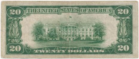 Amerikai Egyesült Államok 1934-1945. (1934) 20$ "Andrew Jackson" T:III-
USA 1934-1945. (1...