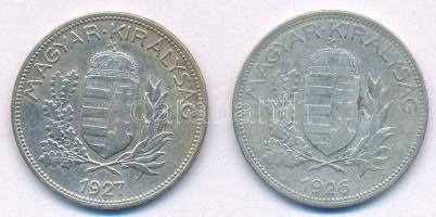 1926-1927. 1P Ag (2x) T:2-,3 
Adamo P6