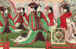 Japanese artist card Litho