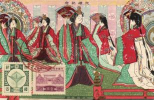 Japanese artist card Litho